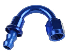 Redhorse Performance 2150-04-1 -04 150 degree AN/JIC hose end push lock - blue