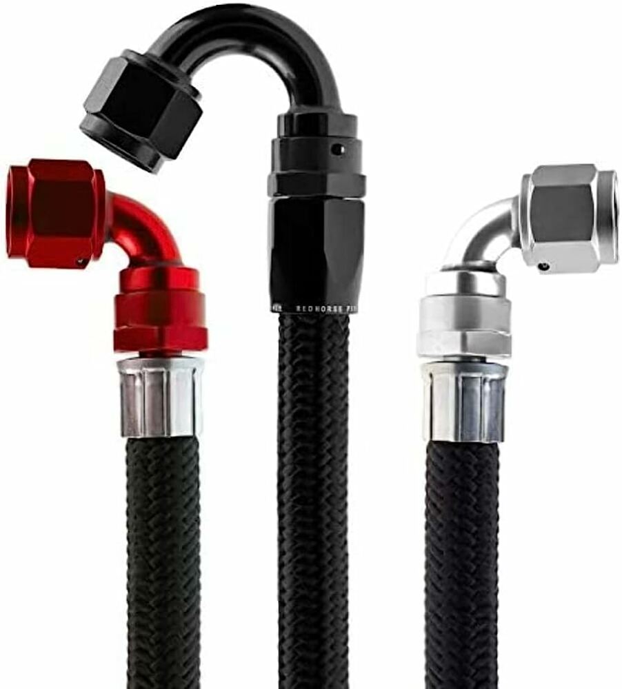 Redhorse Performance 235-04-20 -04 eSeries Black 235 e85 compatible stainless core hose - 20 feet
