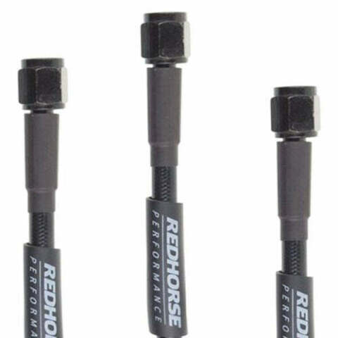 Redhorse Performance 3302-03-36 Straight -3 to straight -3 36in Pre-Assembled brake line - black