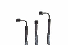 Redhorse Performance 3392-04-18 Straight -4 to 90 Degree -4 18in Pre-Assembled brake line - black