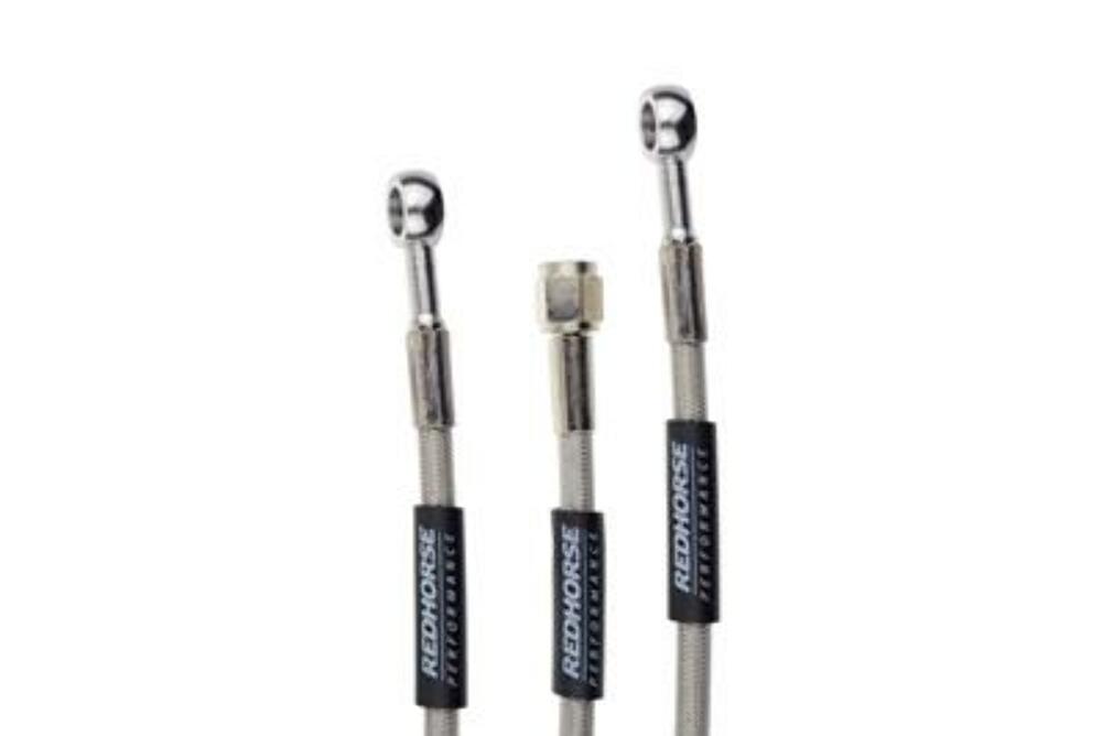 Redhorse Performance 3400-04-24 Straight -4 to straight Banjo (3/8in) 24in Pre-Assembled Brake Line