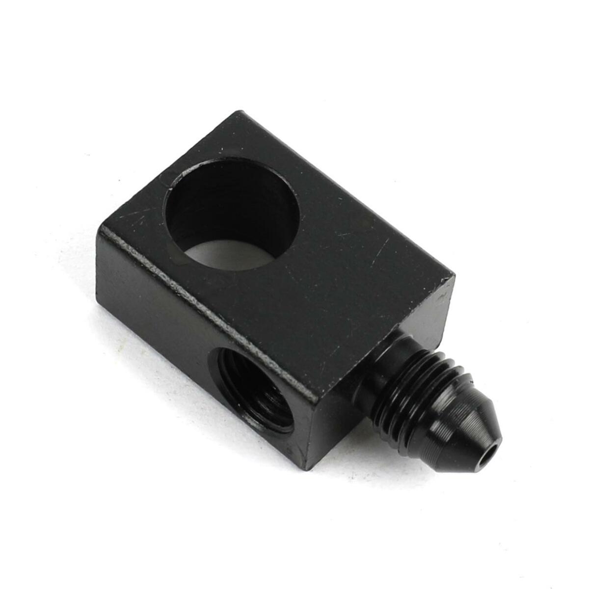 Redhorse Performance 342-03-03-2 -03 to tee 3/8x24 inverted flare Male - Black
