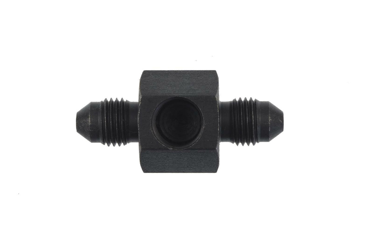 Redhorse Performance 347-03-2 -03 to 1/8NPT Inline Tee for Brake Light Switch - black