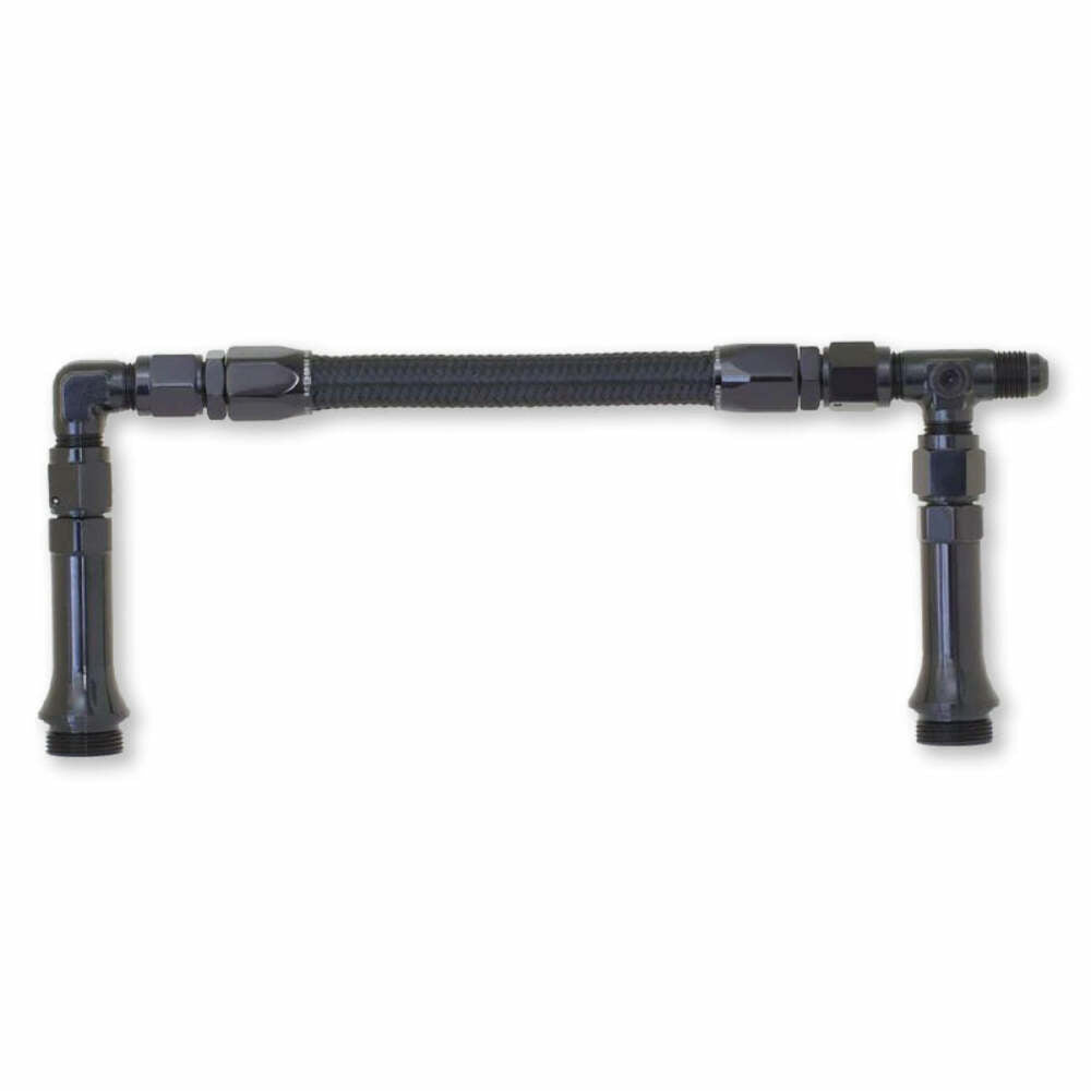 PROWORX Performance 415082 -08 X 7/8-20  Dual Inlet to fit Holley 4150  (center to center 9.3") - Black