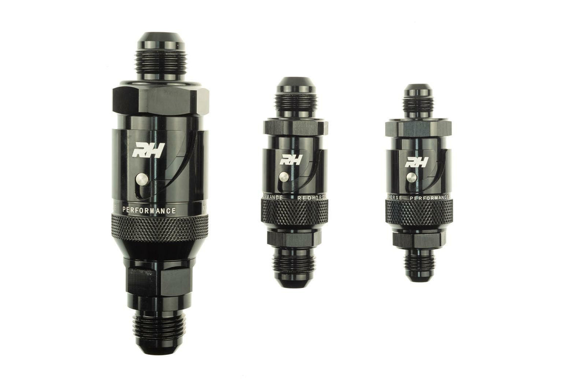 Redhorse Performance 4155-06-2 -06 Dry Break Quick Release Adapter, black