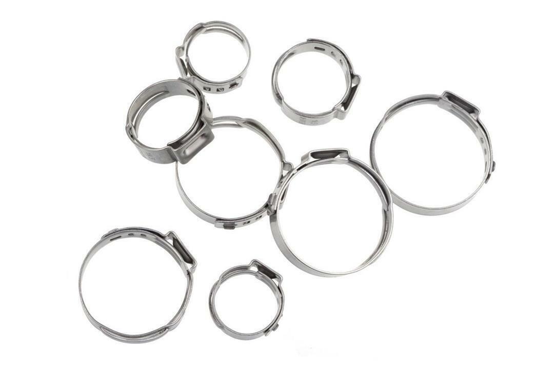 Redhorse Performance 420-06 -06 Stainless Steel Push Lock Hose Clamp 2pcs/pkg