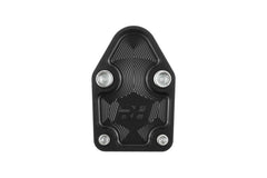 Redhorse Performance 4810-350-2 Aluminum Block-Off Plate for SBC ENGINE - Black