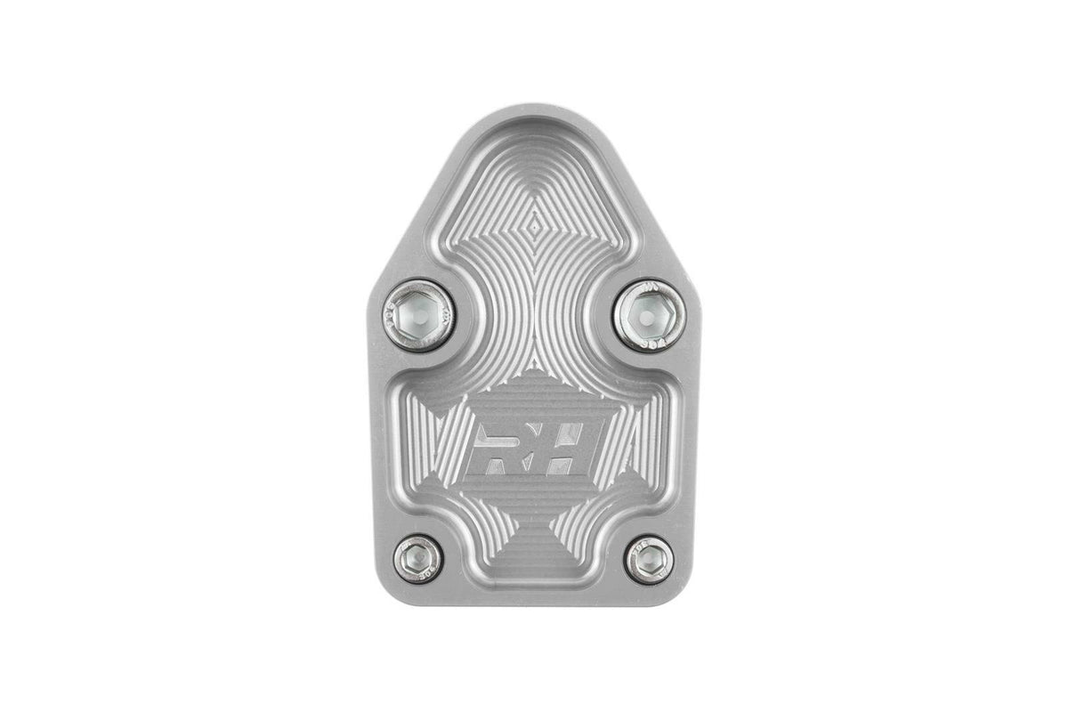 Redhorse Performance 4810-350-5 Aluminum Block-Off Plate for SBC ENGINE - Clear