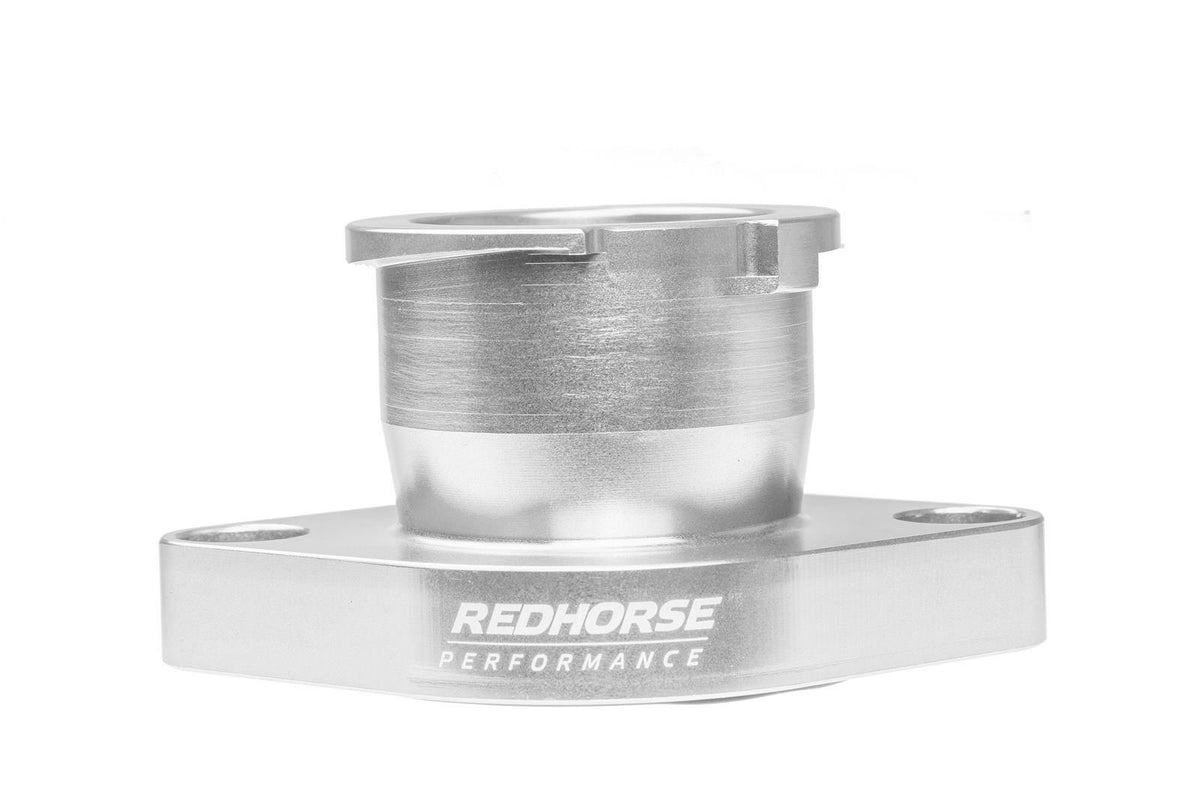 Redhorse Performance 4910-426-5 Aluminum Filler Neck Chevrolet - Chrysler All Straight Engine - Clear