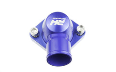 Redhorse Performance 4910-455-24-1 Aluminum Water Neck 1.50in Hose for Pontiac V8 ENGINE - Blue