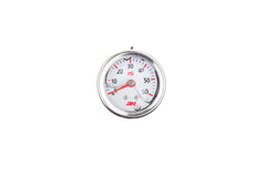 Redhorse Performance 5001-60-1 Liquid Filled Fuel  Pressure Gauge 1/8in NPT Inlet  60psi  White w/ Silver Screw