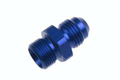 Redhorse Performance 5015-06-1 -06 to 9/16in x 24 holley single feed carb fitting - blue