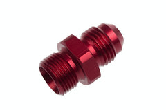 Redhorse Performance 5015-06-3 -06 to 9/16in x 24 holley single feed carb fitting - red