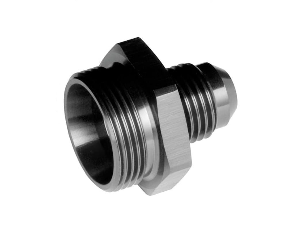 Redhorse Performance 5040-08-2 -08 to 7/8in x 20 holley dual feed carb fitting - black - 2/pkg