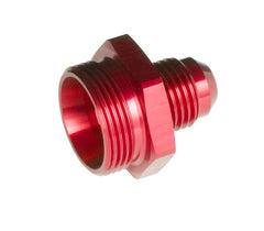 Redhorse Performance 5040-08-3 -08 to 7/8in x 20 holley dual feed carb fitting - red - 2/pkg