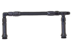 Redhorse Performance 5150-06-2 -06 X 7/8-20  Dual Inlet to fit Holley-4150  (center to center 9.3in) - Black