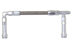 Redhorse Performance 5150-06-5 -06 X 7/8-20  Dual Inlet to fit Holley-4150  (center to center 9.3in) - Clear