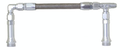 Redhorse Performance 5150-06-5 -06 X 7/8-20  Dual Inlet to fit Holley-4150  (center to center 9.3in) - Clear