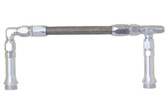 Redhorse Performance 5160-06-5 -06 X 7/8-20  Dual Inlet to fit Holley-4160  (center to center 8.8in?) - Clear