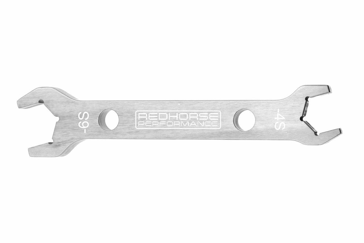 Redhorse Performance 5468-06-5 Double-ended aluminum AN wrench AN -04 Socket to AN -06 Socket - silver