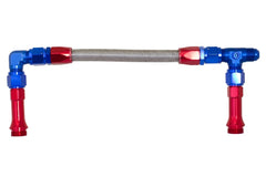 Redhorse Performance 5500-08-1 -08X 7/8-20  Dual Inlet to fit Holley-4500  (center to center 11.35in?) - Red/Blue