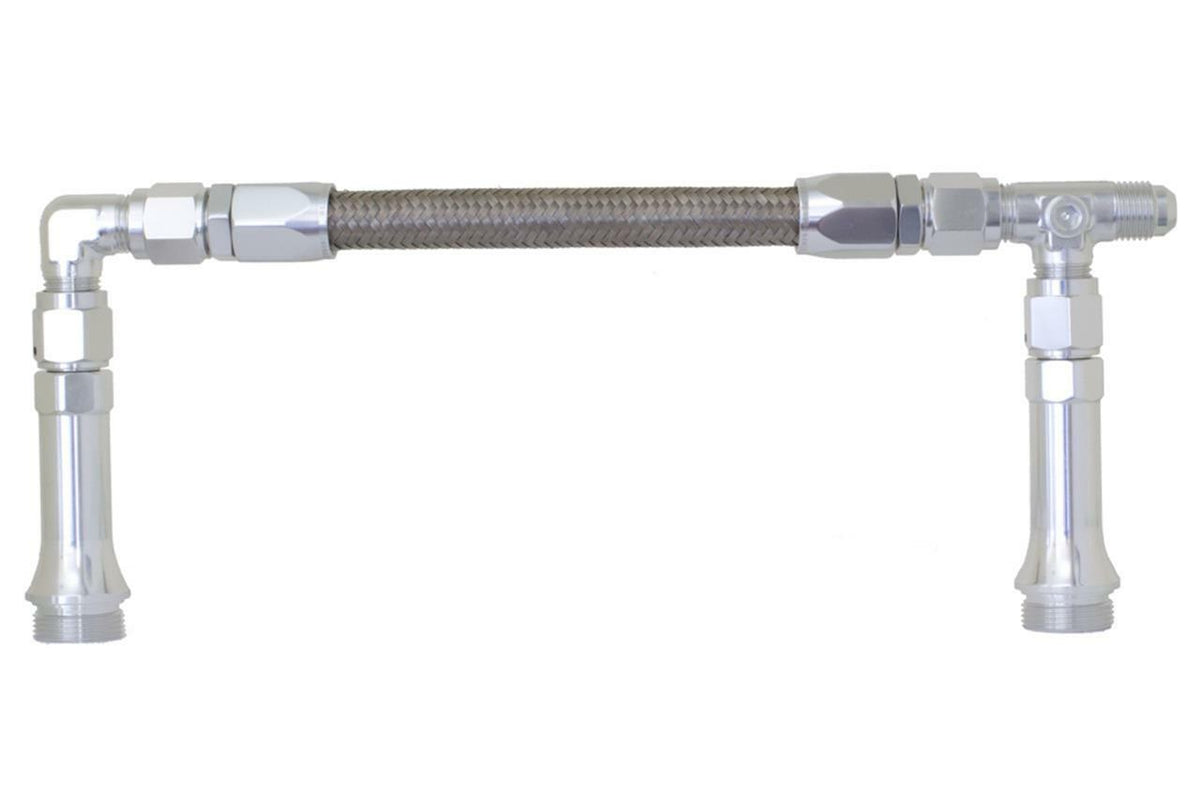 Redhorse Performance 5950-08-5 -08 Holley Ultra XP carbs dual feed fuel line kit-Clear