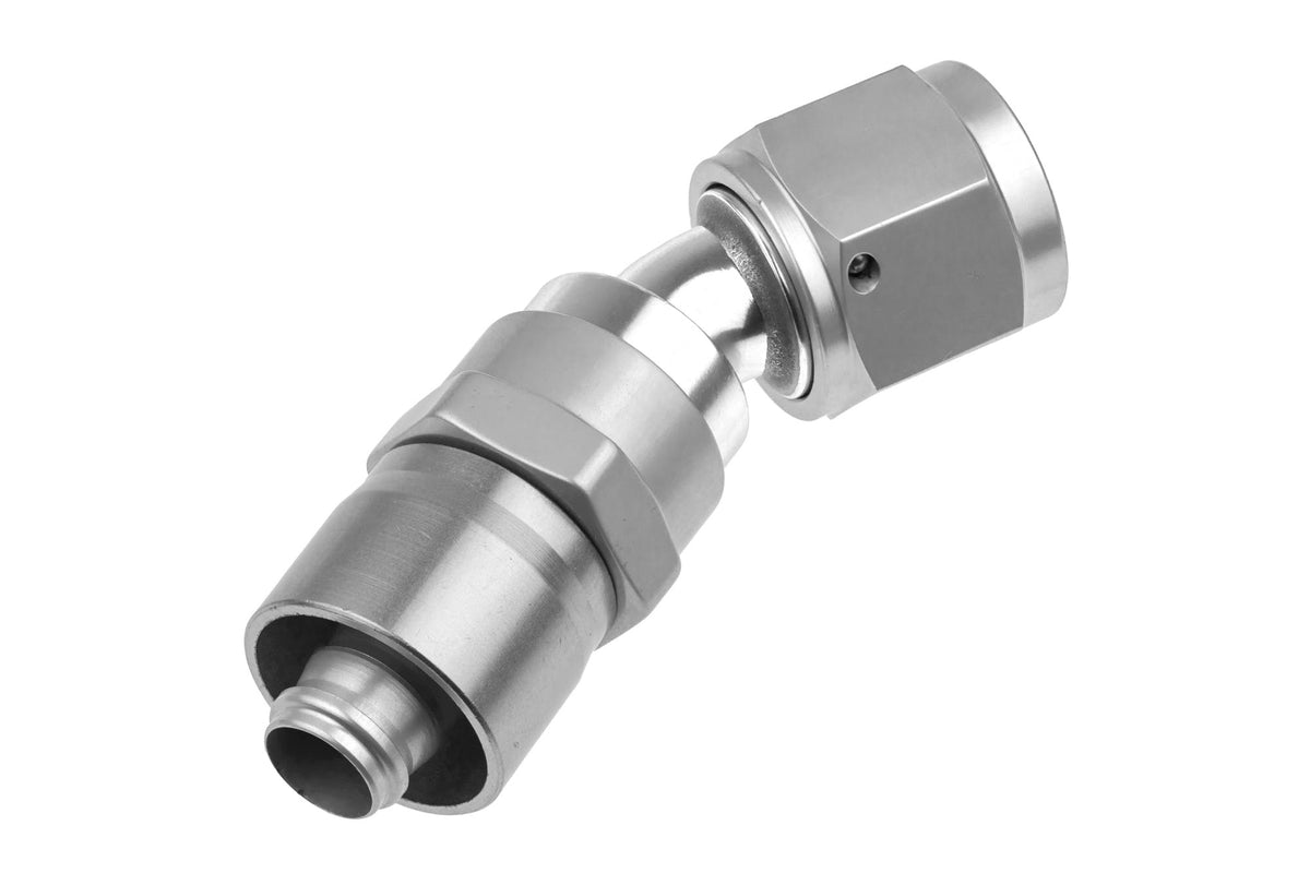 Redhorse Performance 7030-06-5 -06 AN 30 Degree Crimp Style Hose End - Clear