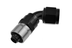 Redhorse Performance 7060-06-2 -06 AN 60 Degree Crimp Style Hose End - Black