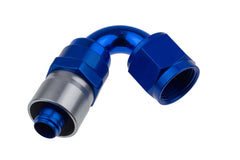 Redhorse Performance 7120-06-1 -06 AN 120 Degree Crimp Style Hose End - Blue