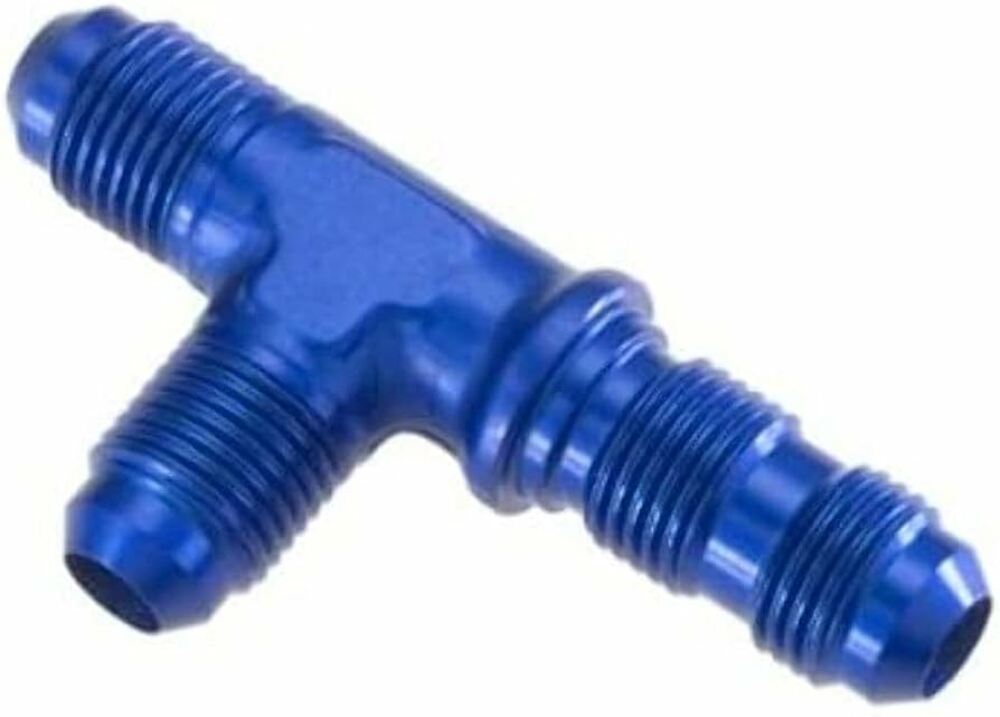 Redhorse Performance 804-08-1 -08 ml AN bulkhead adapter on run-blue