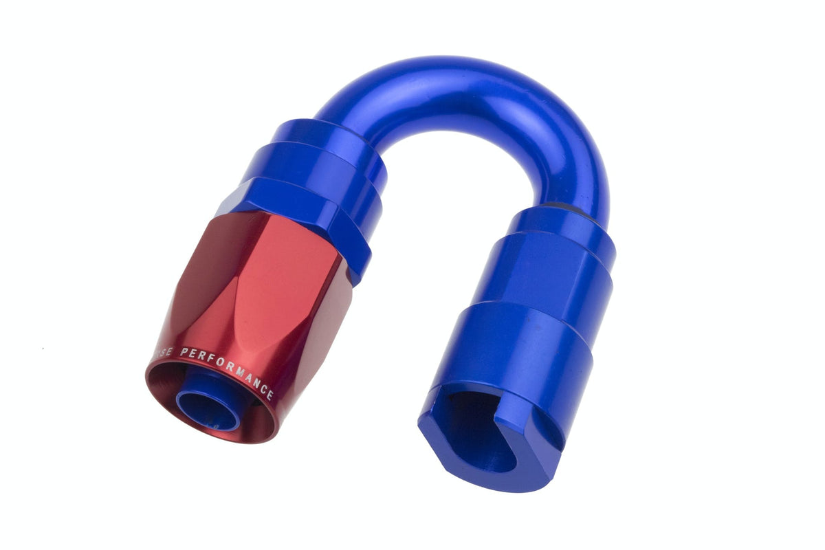 Redhorse Performance 8180-06-05-1 -06 to 5/16in SAE quick disconnect Female 180 deg - Red/blue