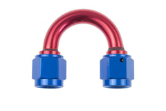 Redhorse Performance 8188-08-1 -08 AN Female to -08 AN Female 180 deg swivel coupler - red/blue