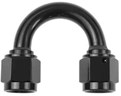 Redhorse Performance 8188-08-2 -08 AN Female to -08 AN Female 180 deg swivel coupler - black