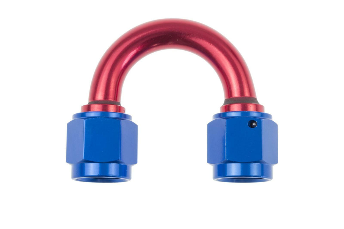 Redhorse Performance 8188-10-1 -10 AN Female to -10 AN Female 180 deg swivel coupler - red/blue