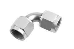 Redhorse Performance 8190-16-5 -16 AN Female to -16 AN Female swivel coupler, 90 degree - clear