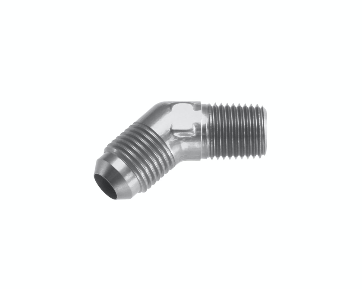 Redhorse Performance 823-12-16-5 -12 45 degree Male adapter to -16 (1in) NPT Male - clear