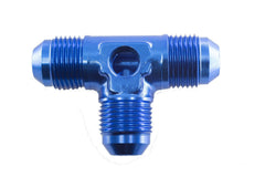 Redhorse Performance 8248-08-1 -08 AN Male flare tee with 1/8in NPT port - blue