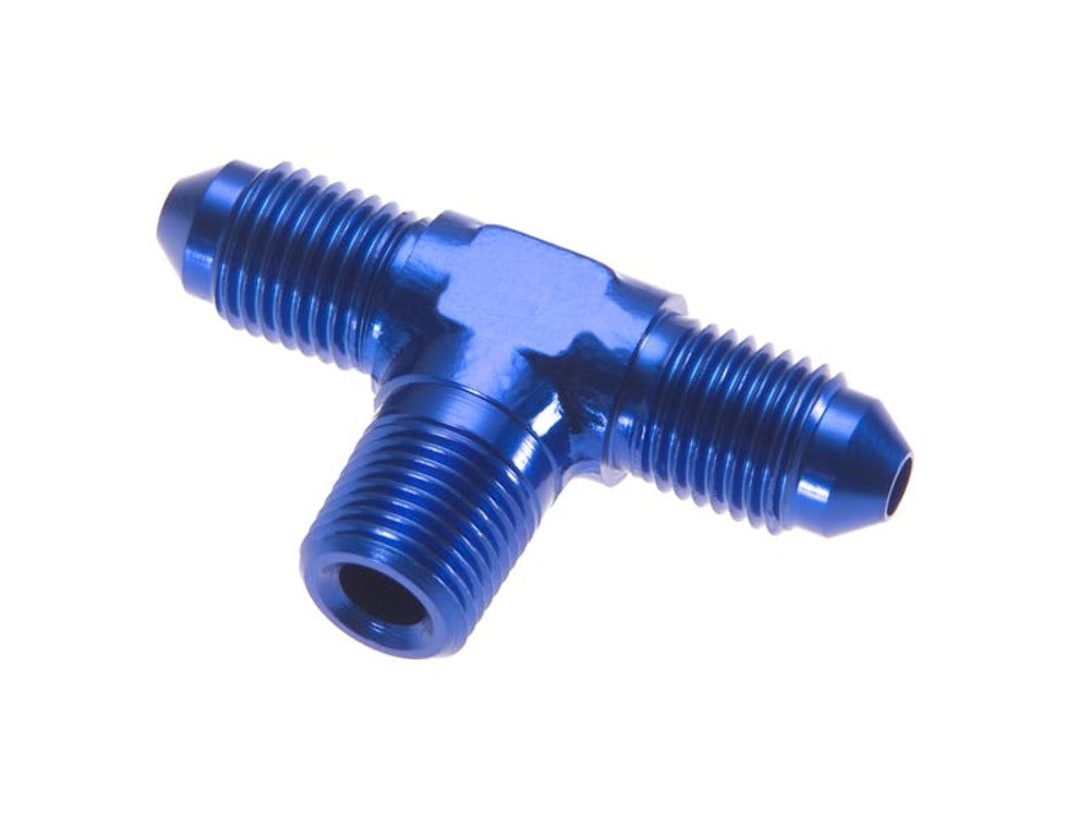 Redhorse Performance 825-12-12-1 -12 x -12 (3/4in) tee with thread on the side - blue