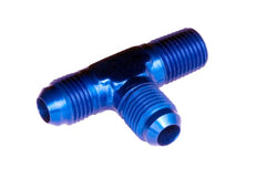 Redhorse Performance 826-03-02-1 -03 x -02 (1/8in) tee with thread on the run - blue
