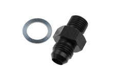 Redhorse Performance 8262-06-02-2 -06 Male AN/JIC flare to 1/8in NPSM transmission fitting -black-2pcs