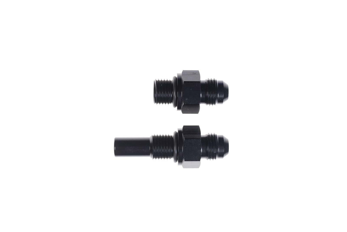 Redhorse Performance 8262-480-2 4L80E, 4L85E Transmission Fittings- 1/4in NPSM to -06AN Male, black, pair