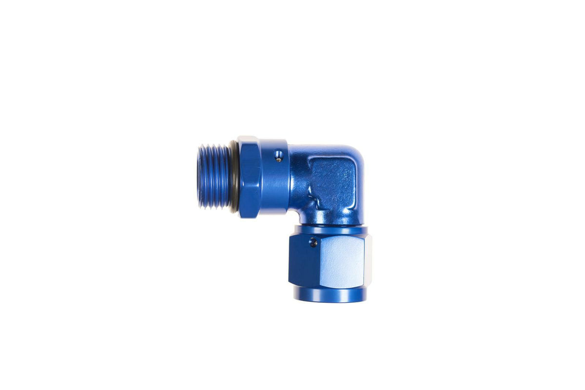 Redhorse Performance 8291-10-10-1 -10 AN Female to -10 ORB Male swivel, 90 deg - blue