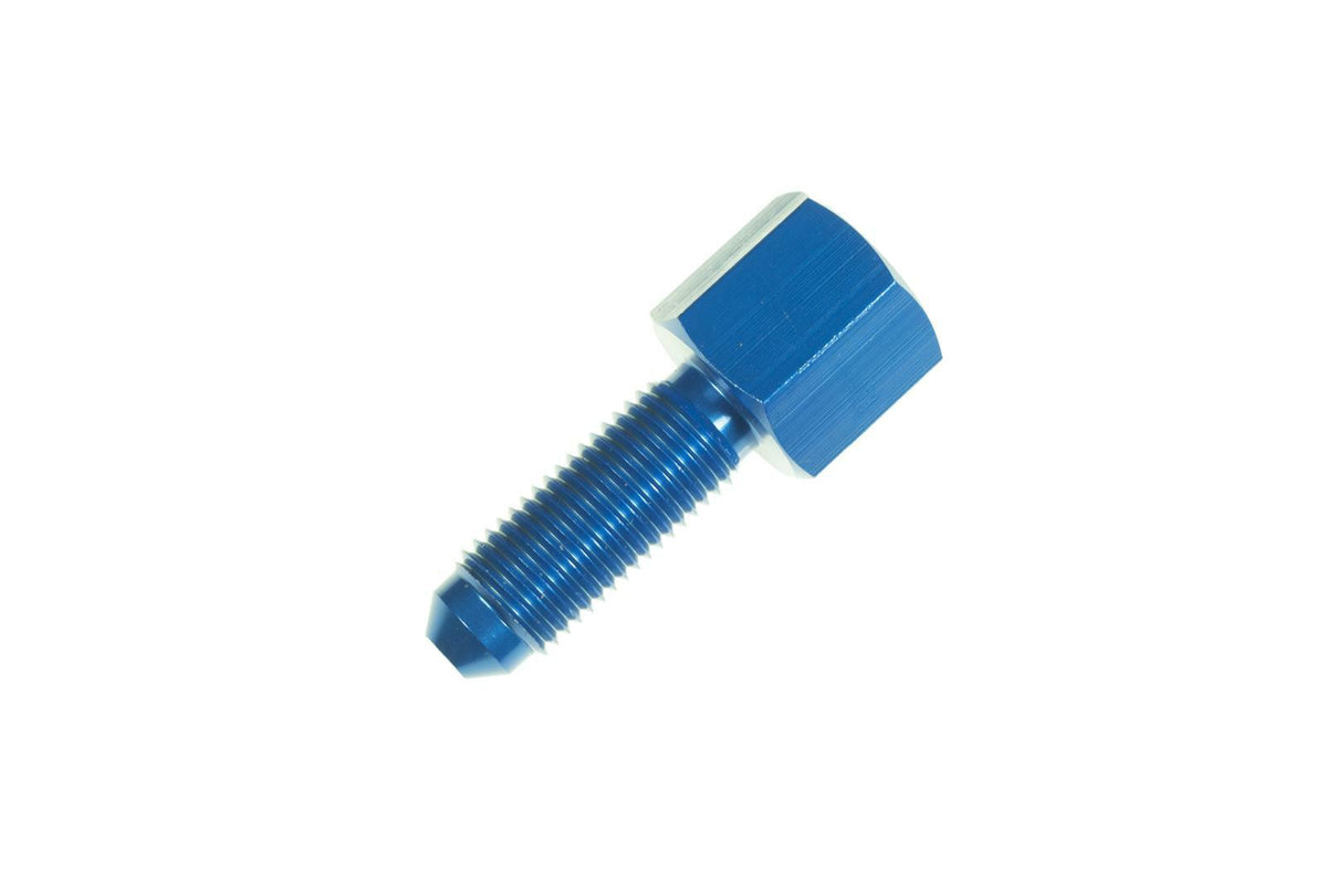 Redhorse Performance 8328-04-02-1 -4AN Male bulkhead to 1/8in FPT (for Female national pipe thread) - blue