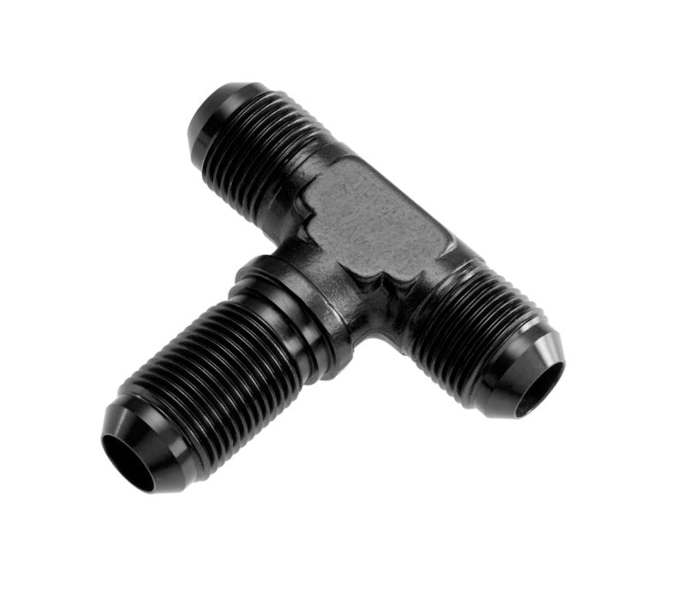 Redhorse Performance 834-03-2 -03 Male AN/JIC bulkhead tee (bulkhead on side) - black