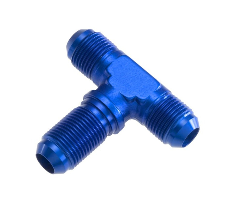 Redhorse Performance 834-08-1 -08 Male AN/JIC bulkhead tee (bulkhead on side) - blue