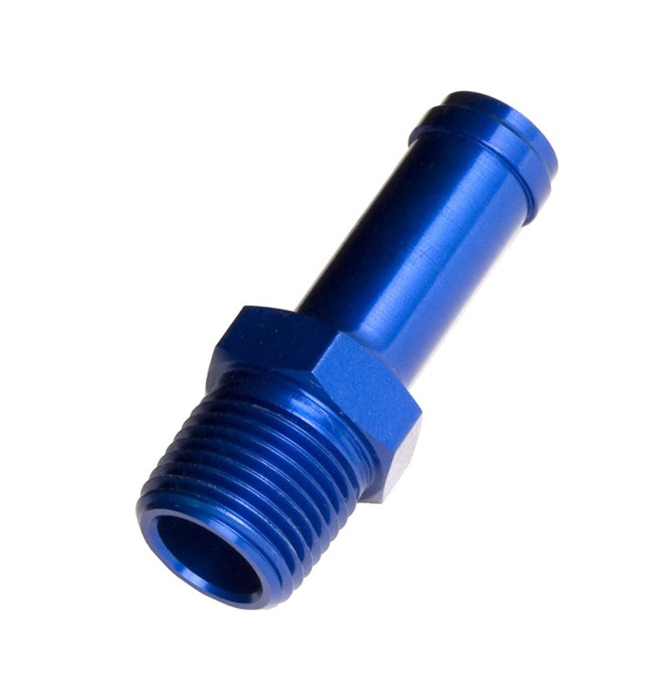 Redhorse Performance 840-04-02-1 -04 (1/4in) OD hose nipple to -02 (1/8in) NPT Male - straight - blue