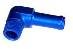 Redhorse Performance 842-10-08-1 -10 (5/8in) OD hose nipple to -08 (1/2in) NPT Male - 90 degree- blue