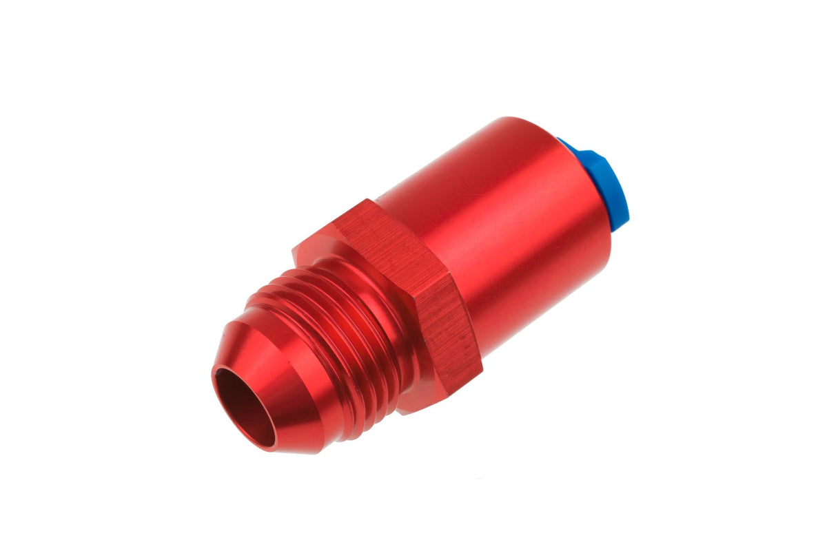 Redhorse Performance 880-08-06-3 -8AN Male to 3/8in Clip Rail - red