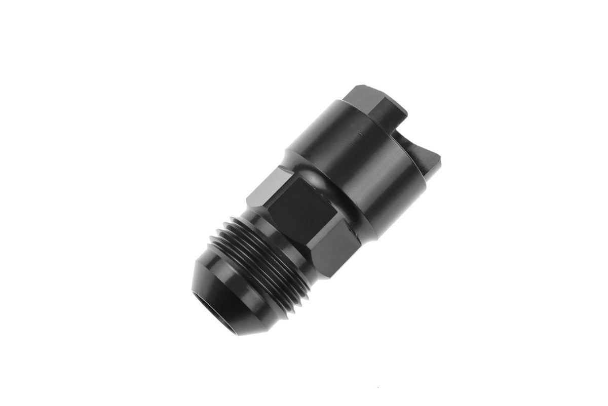 Redhorse Performance 881-06-05-2 EFI Fitting -06 AN Male to 5/16in SAE Quick-disconnect Female - black