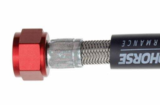 Redhorse Performance 900-04-144-3 -04 12 feet Nitrous and Fuel line - red.